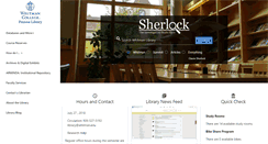 Desktop Screenshot of library.whitman.edu
