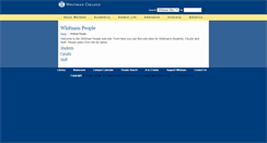 Desktop Screenshot of people.whitman.edu