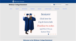 Desktop Screenshot of bookstore.whitman.edu